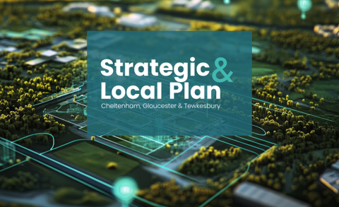Graphic which says: 'Strategic Local Plan: Cheltenham, Gloucester and Tewkesbury.'   